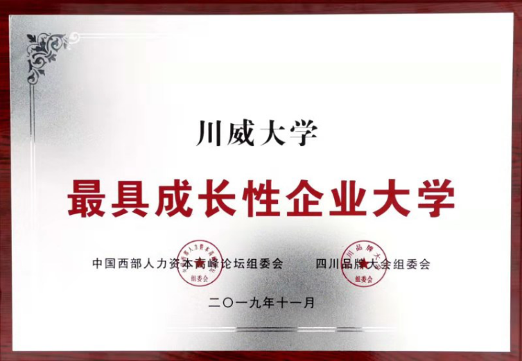 集團公司、川威大學(xué)分別榮獲“四川杰出品牌企業(yè)”、“最具成長性企業(yè)大學(xué)”(圖3)
