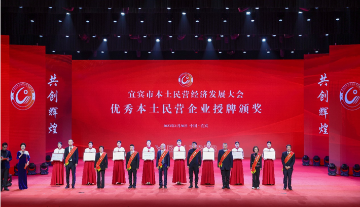 星船城瑞興公司榮獲“宜賓市優(yōu)秀本土民營(yíng)企業(yè)”榮譽(yù)稱號(hào)(圖2) 星船城瑞興公司榮獲“宜賓市優(yōu)秀本土民營(yíng)企業(yè)”榮譽(yù)稱號(hào)(圖2)