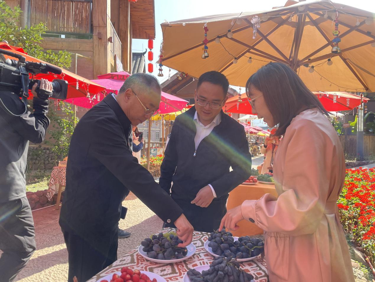 全省文化旅游融合示范項目工作總結(jié)交流會代表團考察學(xué)習(xí)大石板項目(圖8) 全省文化旅游融合示范項目工作總結(jié)交流會代表團考察學(xué)習(xí)大石板項目(圖8)