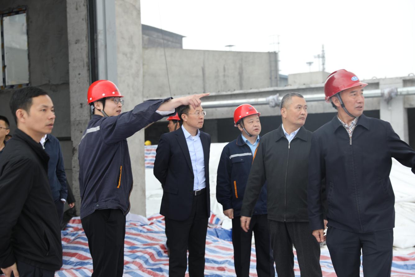 市人大常委會副主任曾云忠、市政府副市長畢勝到川威調(diào)研督導(dǎo)超低排放改造推進情況(圖2)