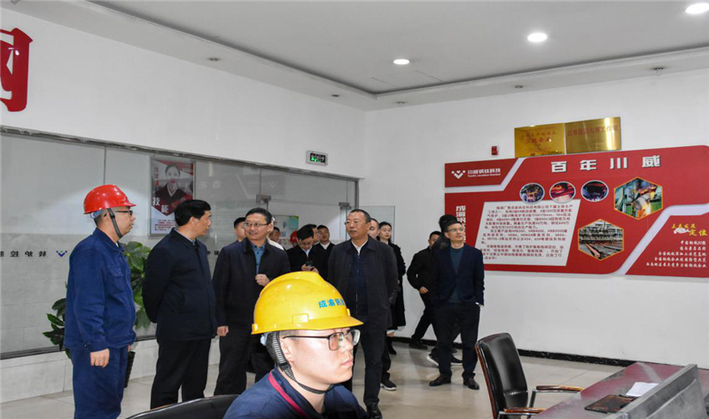 四川省省經(jīng)信廳楊健一行蒞威調(diào)研指導工作(圖2)