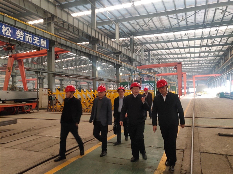 中國建筑金屬結(jié)構(gòu)協(xié)會鋼結(jié)構(gòu)分會常務副會長胡育科一行到川威集團龍泉基地考(圖4)