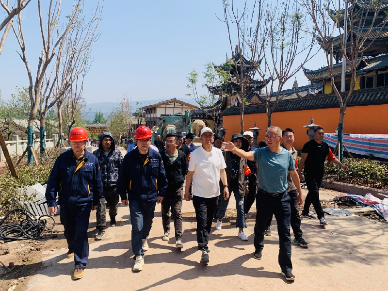 西昌市市長馬廷貴一行調(diào)研大石板社區(qū)民宿改造提升項(xiàng)目(圖1)
